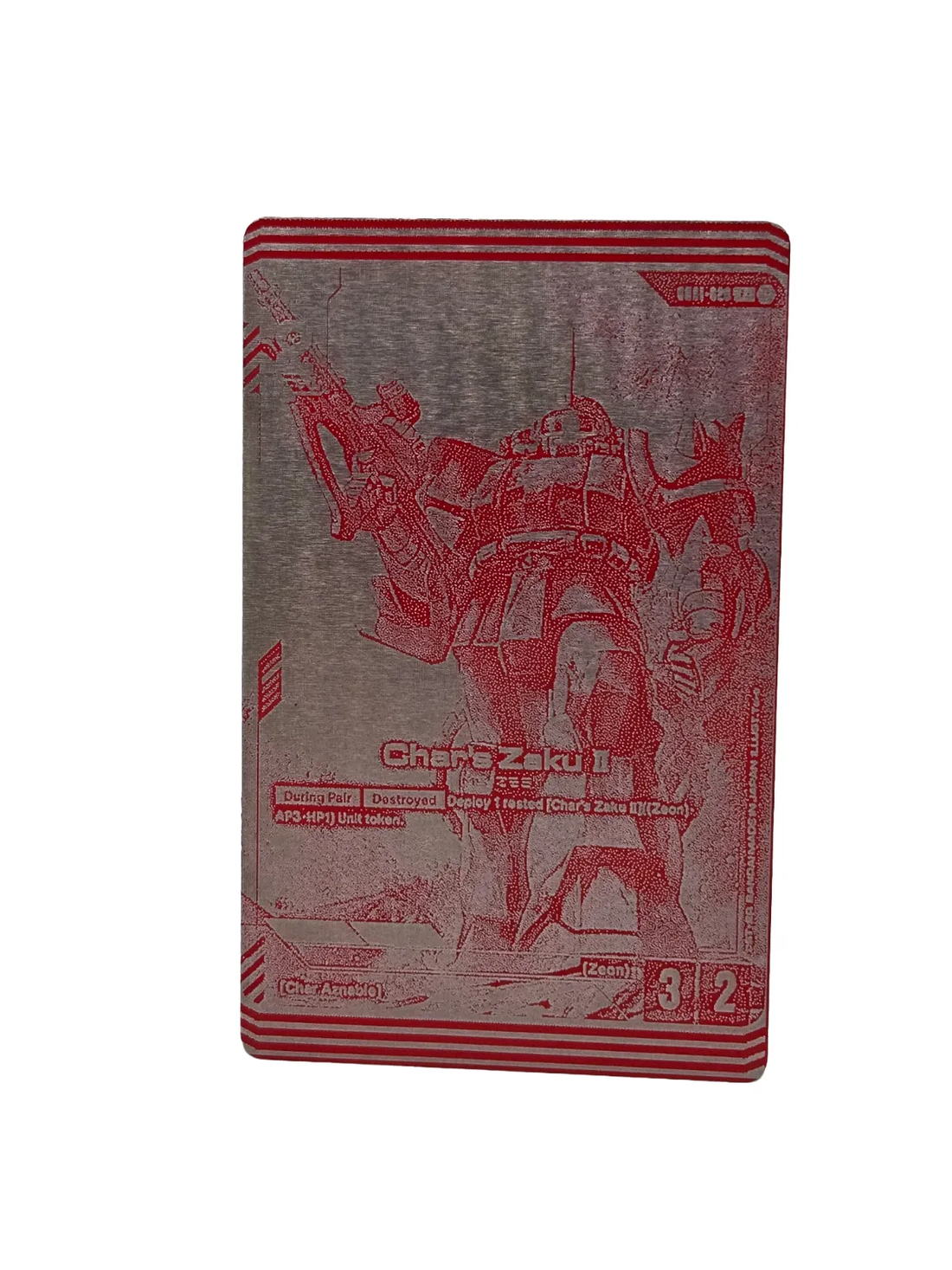 Custom Laser Engraved Aluminum TCG Cards