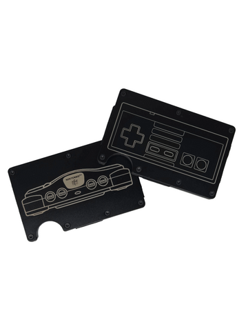 Laser Engraved Retro Gaming Wallet